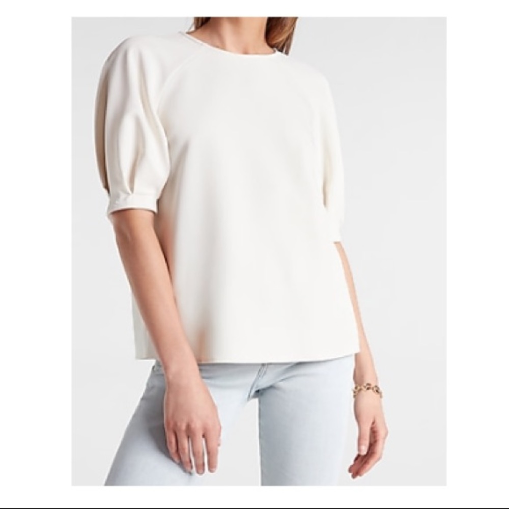 Express Cocoon Sleeve Crewneck Top Size S NWT